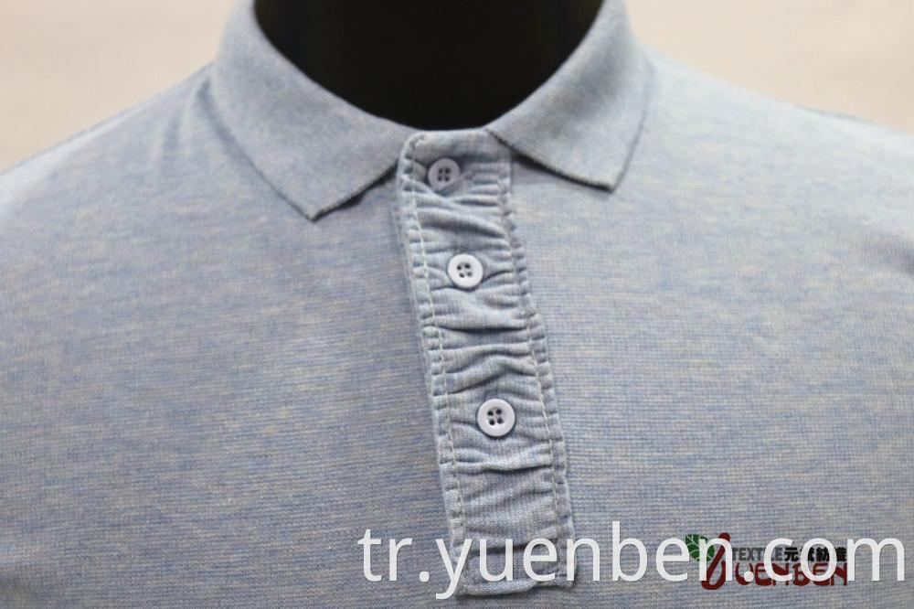 Solid Jacquard Fabric With Wrinkle Placket Men's Shirts